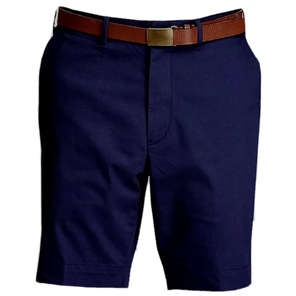 NWT Polo Ralph Lauren Golf Biltmore Cotton Twill Stretch Chino Shorts, Navy, 33